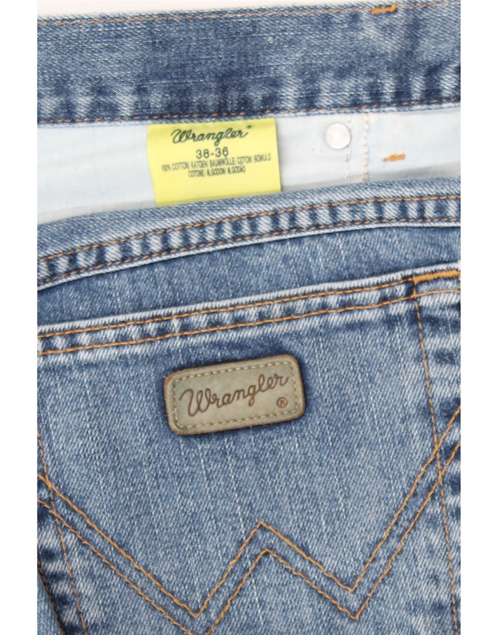 Wrangler Jean droit homme W36 L32 bleu coton classique