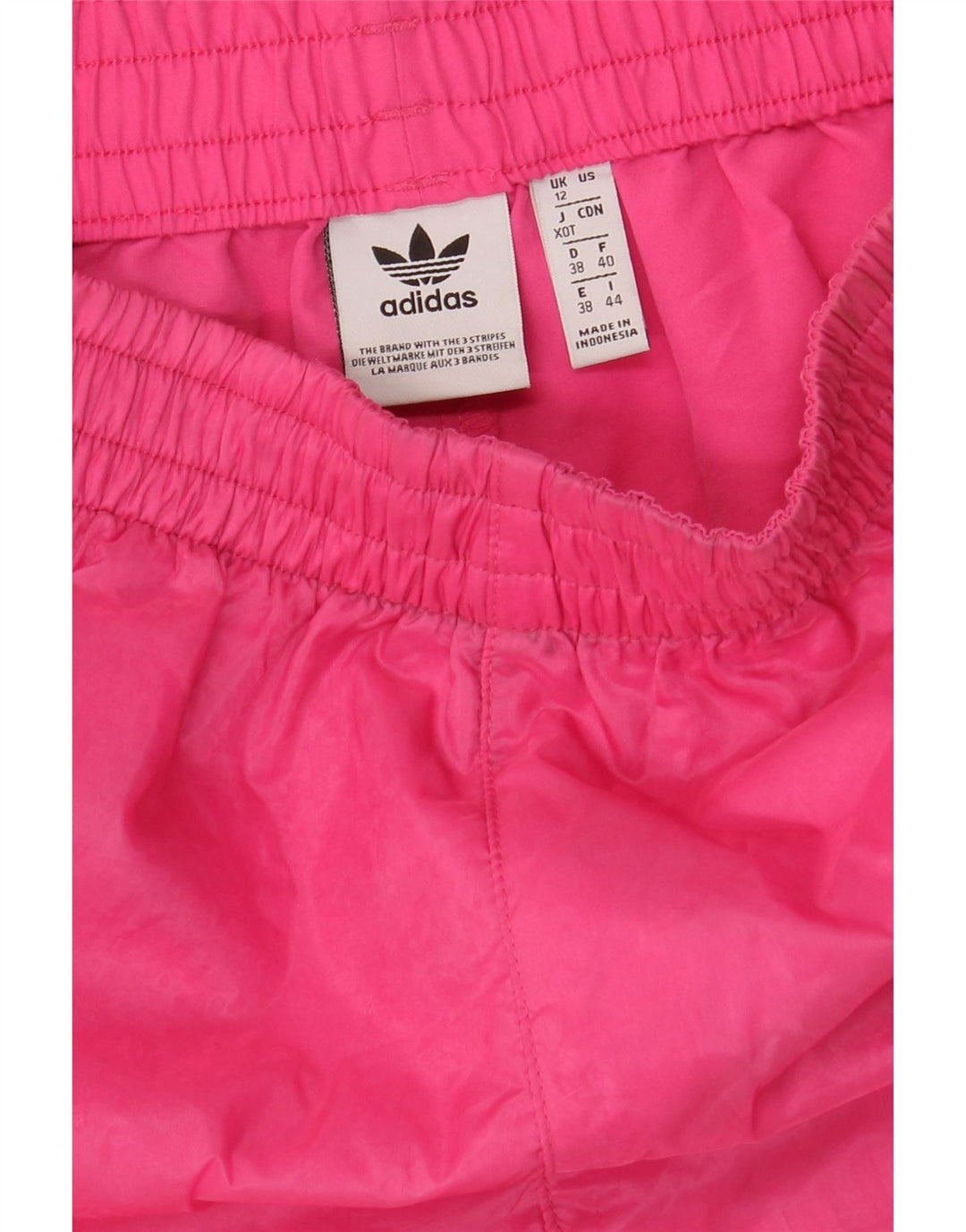 Adidas Short de sport pour femme UK 12 Polyester rose moyen