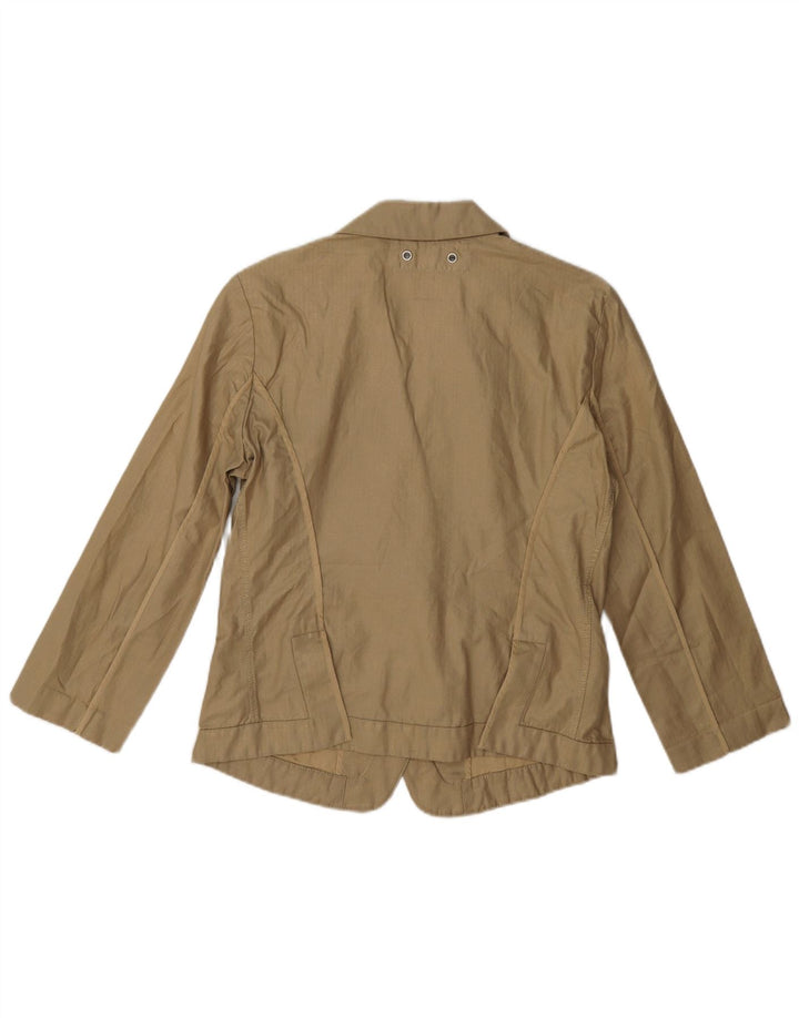 Armani Exchange Veste Blazer Femme UK 14 Marron Moyen