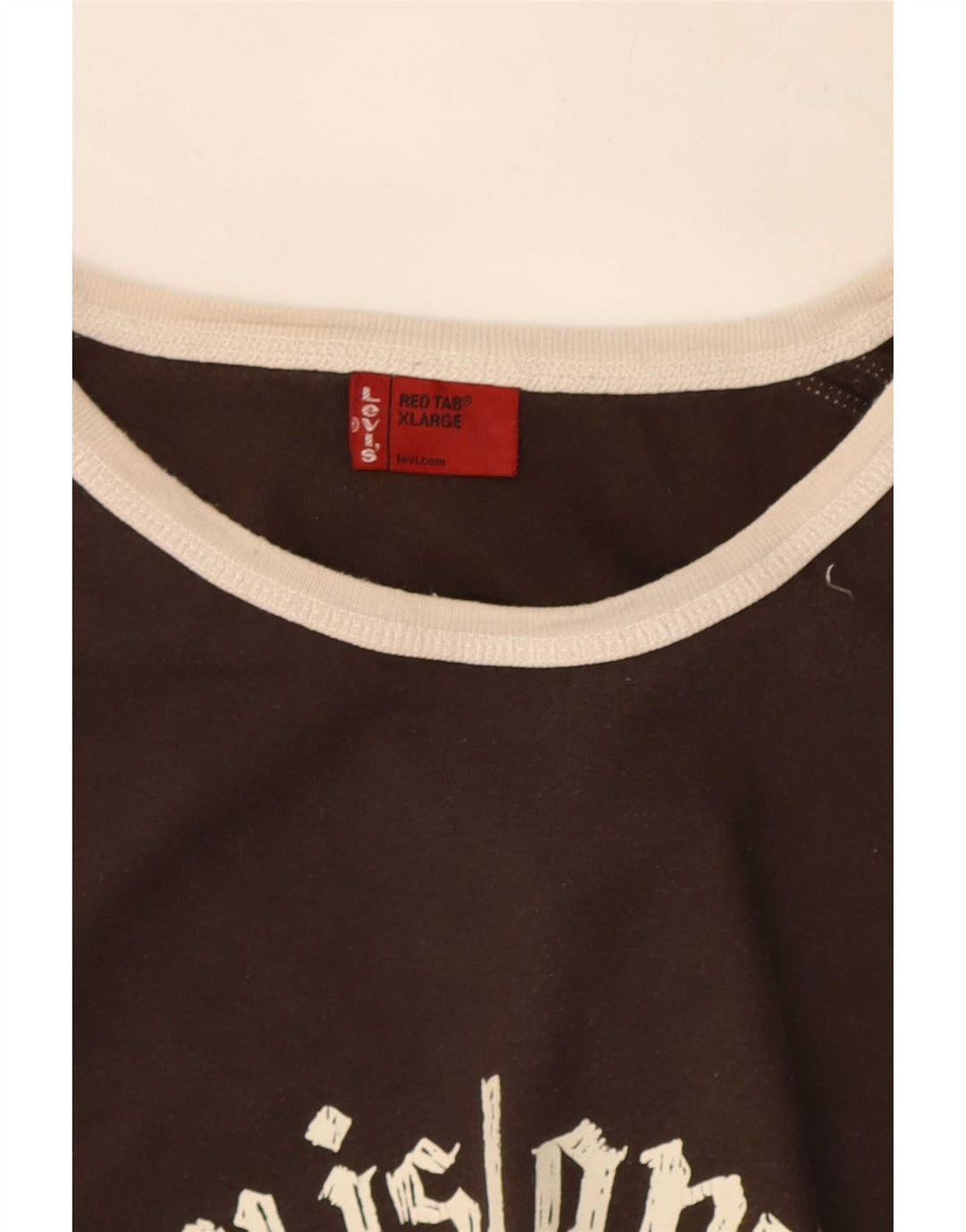 Levi's Graphic Top Long Sleeve XL Homme Marron Colorblock