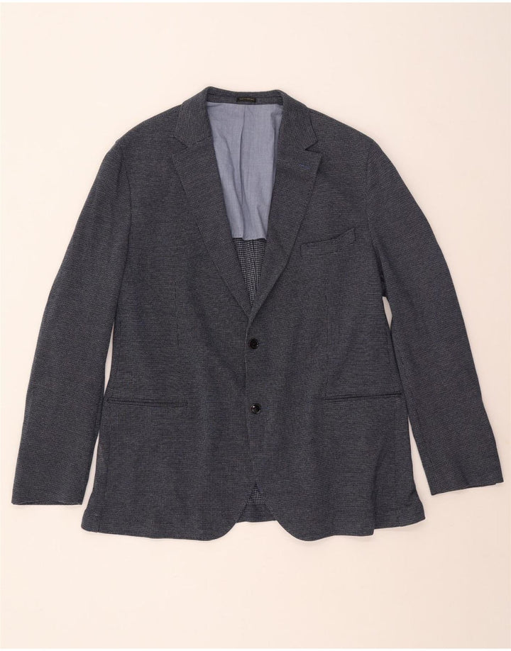 Massimo Dutti Veste Blazer 2 Boutons Homme EU 58 2XL Bleu Marine Coton
