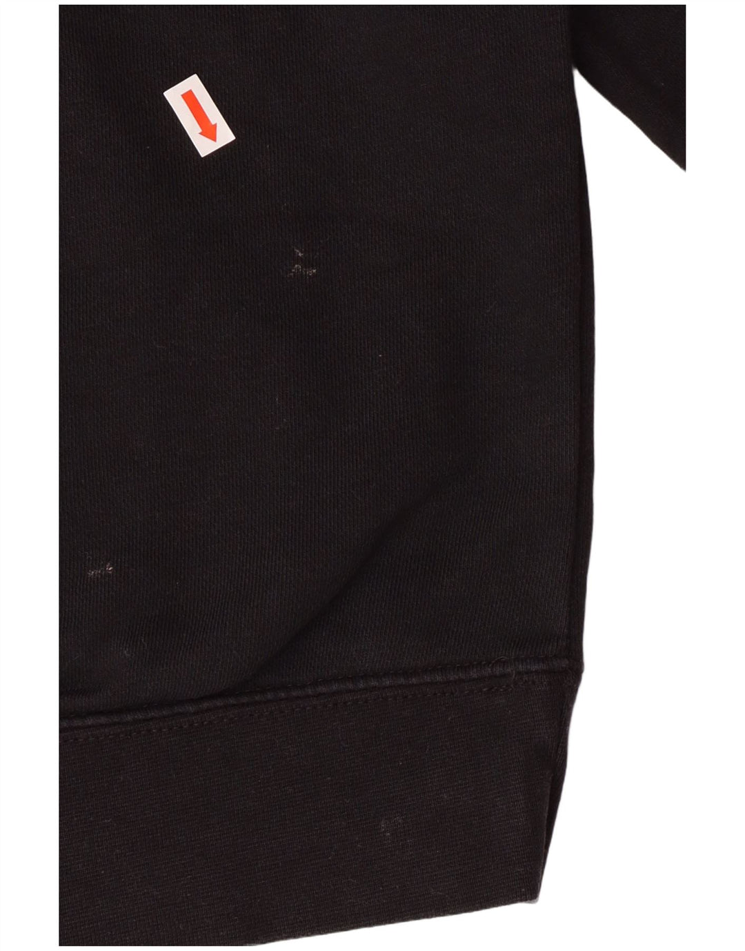 Nike Pull à capuche surdimensionné pour femme UK 10 Petit coton noir