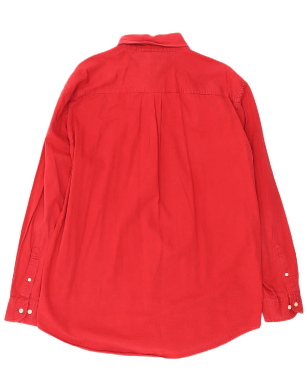 Tommy Hilfiger Chemise Homme XL Rouge Coton