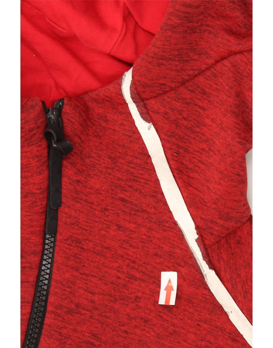 Adidas Veste de survêtement pour homme en polyester moucheté rouge moyen