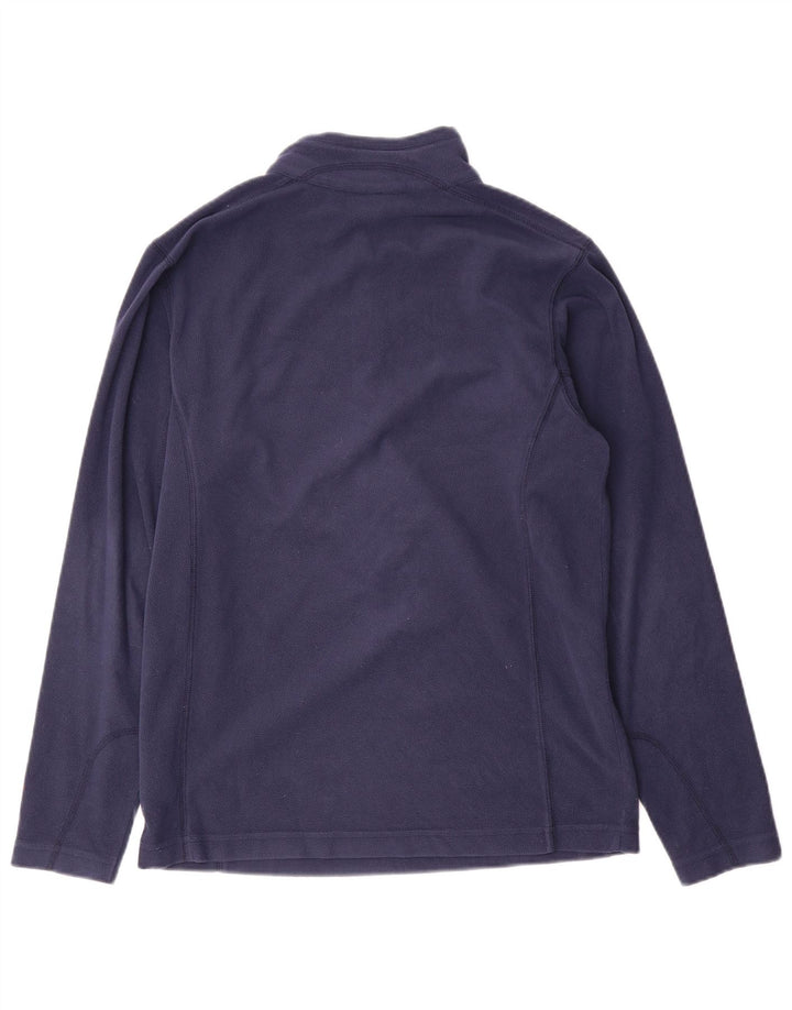 Columbia Pull polaire à col zippé pour homme, petit, bleu marine, polyester