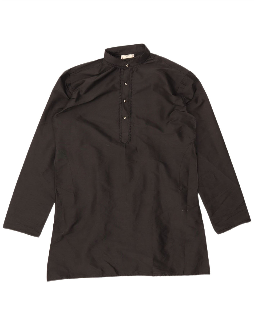 DENNIS MORTON Chemise pull Kurta pour hommes taille 40 noir moyen