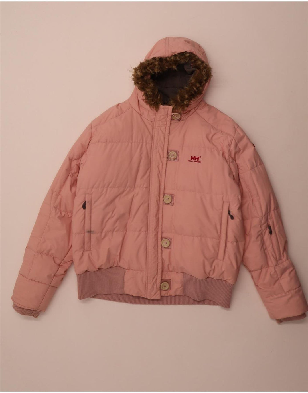 Helly Hansen Veste matelassée à capuche pour femme UK 44 2XL Rose Nylon