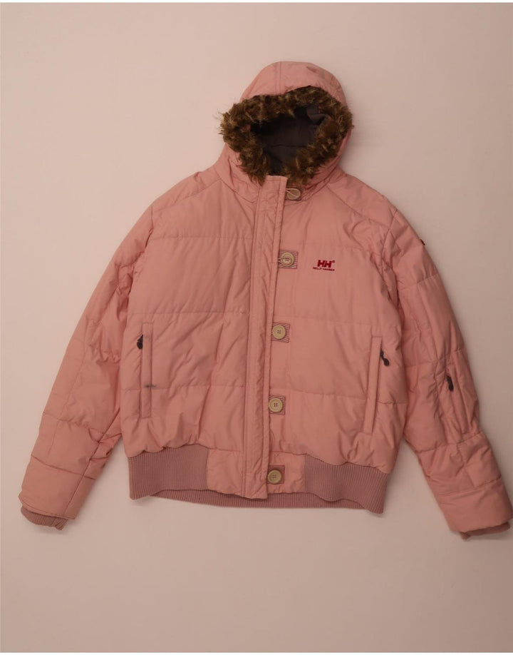 Helly Hansen Veste matelassée à capuche pour femme UK 44 2XL Rose Nylon