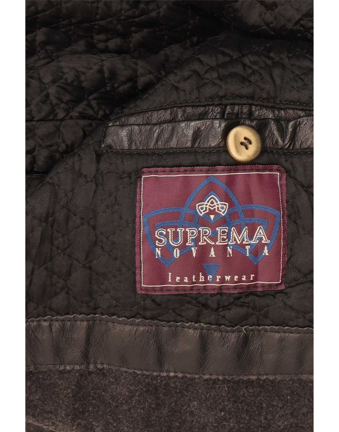 Suprema Veste en cuir pour homme IT 58 4XL Noir