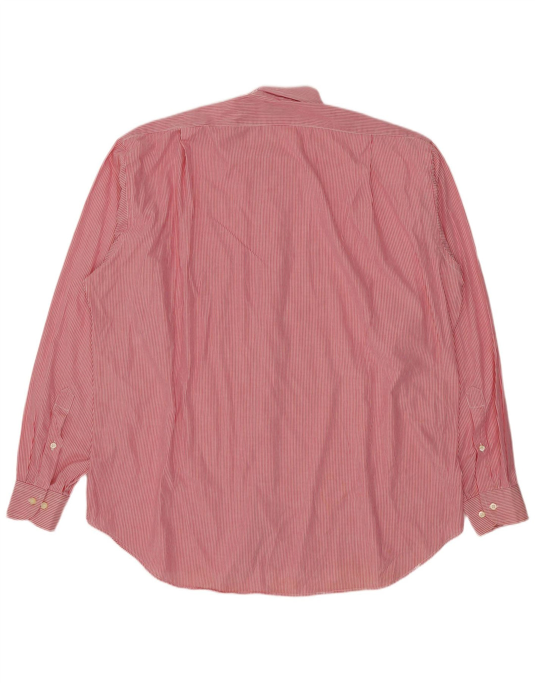 LANCETTI Chemise Homme Taille 43 17 XL Rouge Pinstripe
