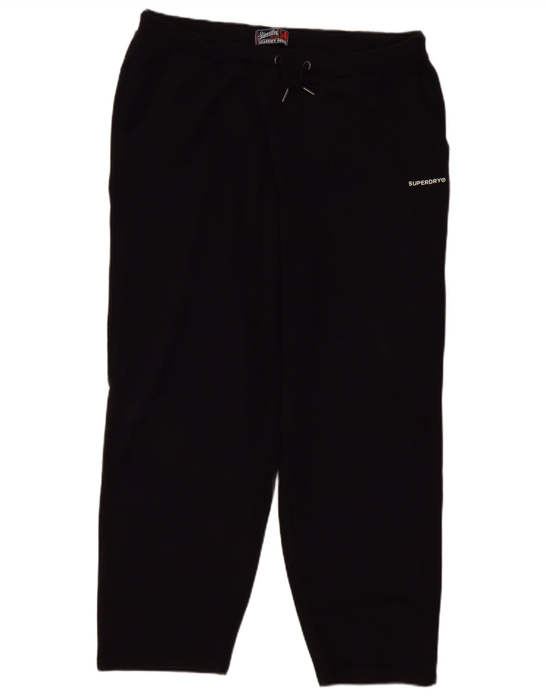 Superdry Pantalon De Survêtement Femme UK 16 Large Noir