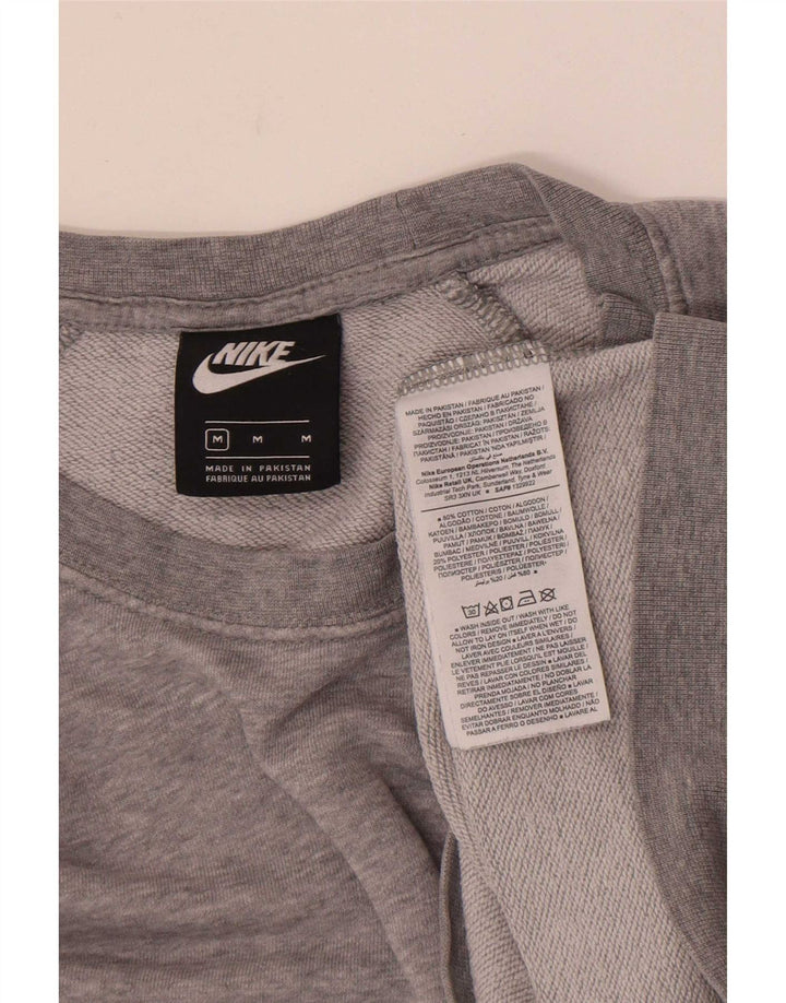 Nike Sweat-shirt pour femme UK 14 Gris moyen Coton