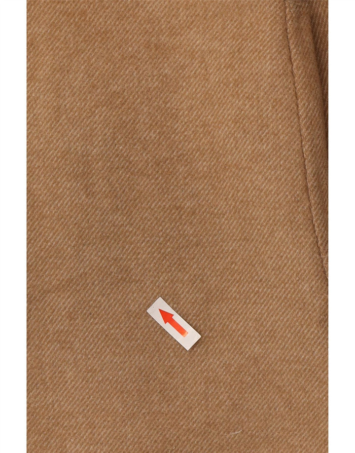 Zara Womens Overcoat Oversize UK 14 Laine Beige Moyen