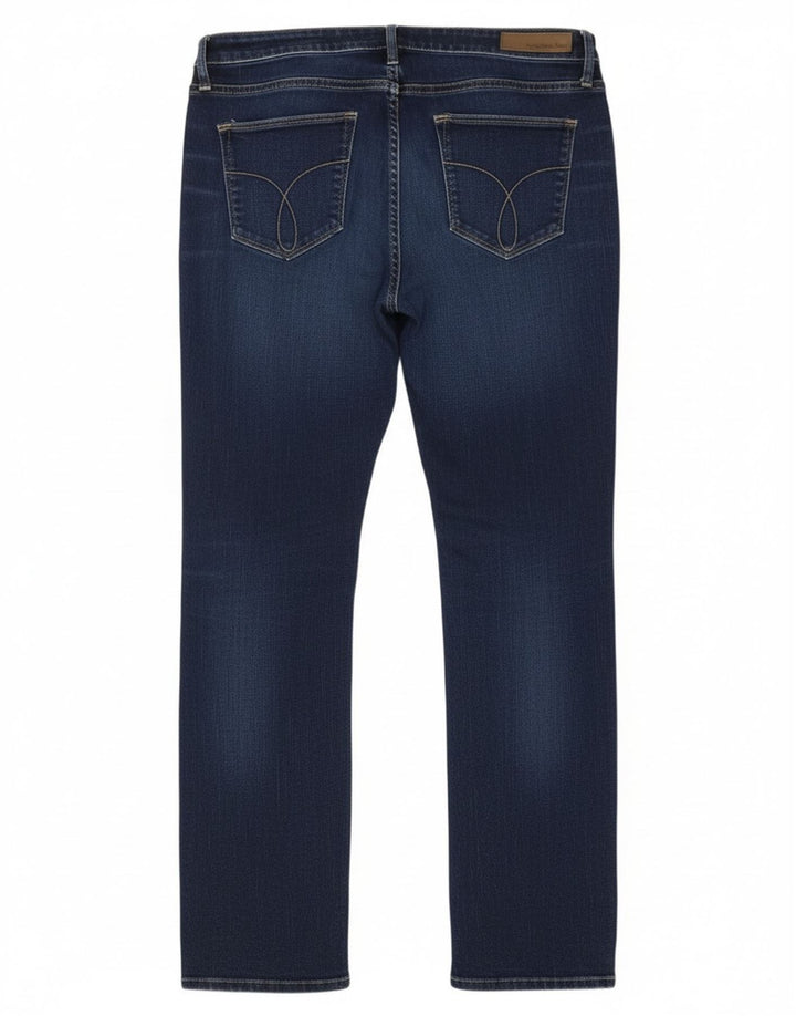 Calvin Klein Jean droit femme W30 L32 bleu marine