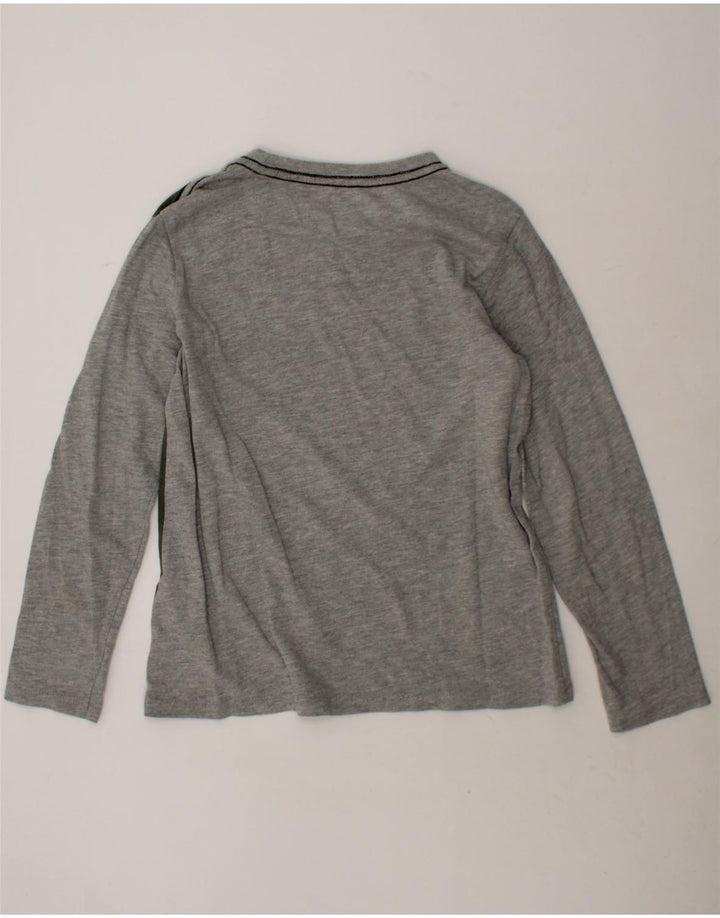 GUESS Boys Graphic Top Long Sleeve 6-7 Years Grey Colourblock Cotton Vintage Guess and Second-Hand Guess from Messina Hembry 