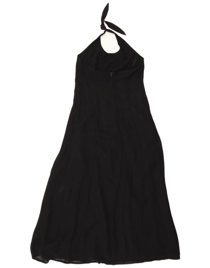 Swish Robe dos nu pour femme UK 10 Petite Viscose noire