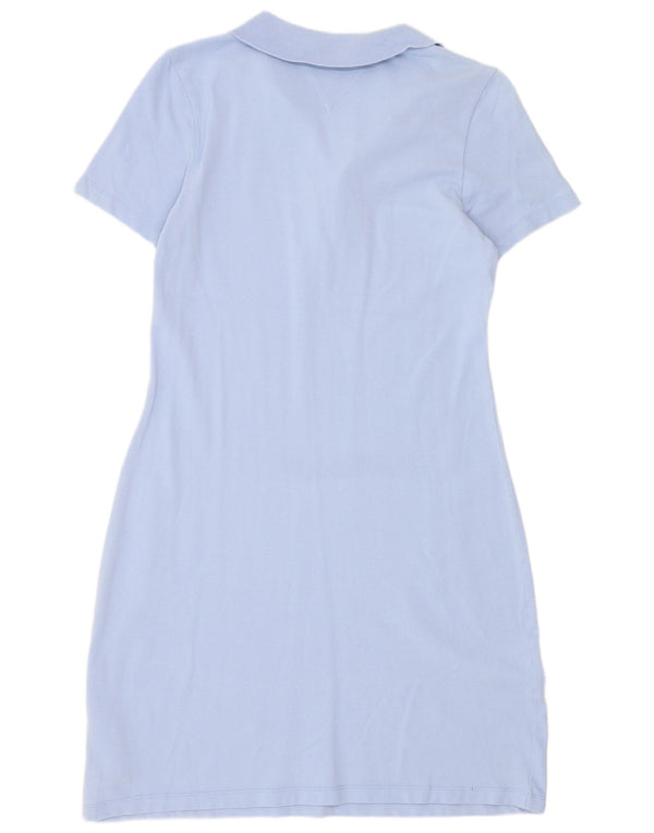Tommy Hilfiger Robe polo coupe slim pour femme UK 14 Large Bleu Coton