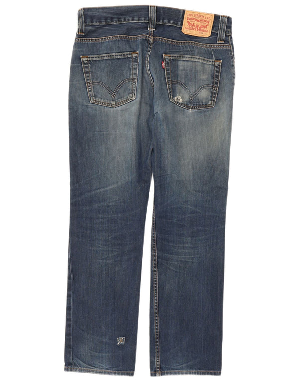Levi's Jean Slim 511 Distressed W33 L29 Homme Bleu Coton