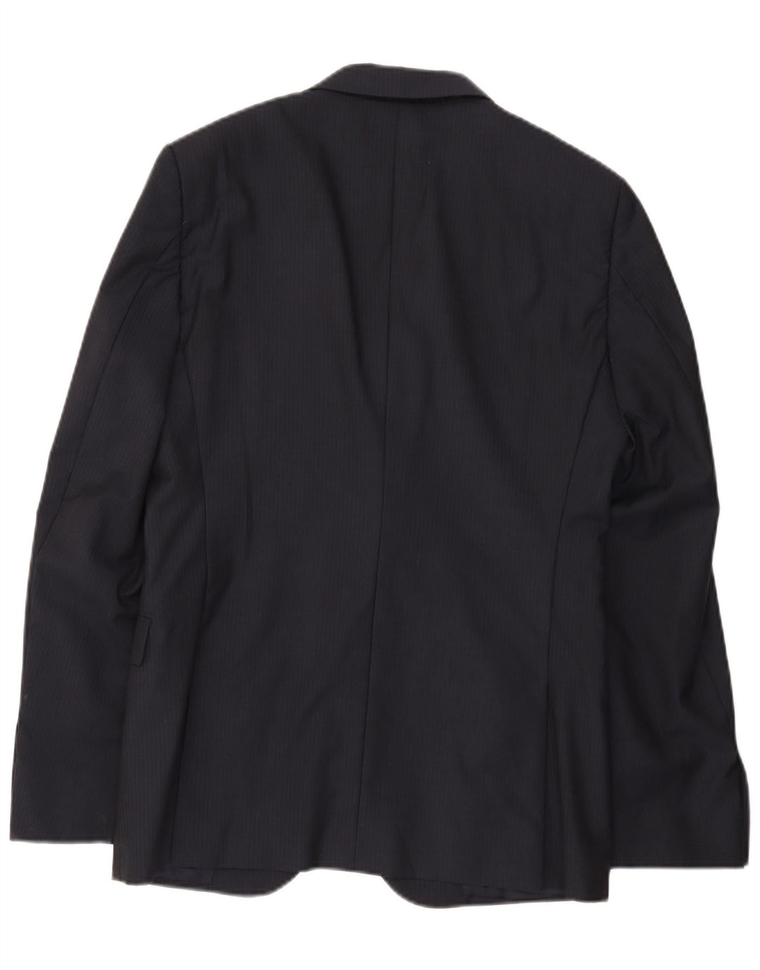 Calvin Klein Veste blazer à 2 boutons pour homme IT 48 Bleu marine moyen à fines rayures