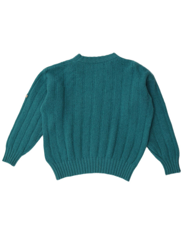Marina Yachting Pull à col rond pour femme UK 20 2XL Laine bleue