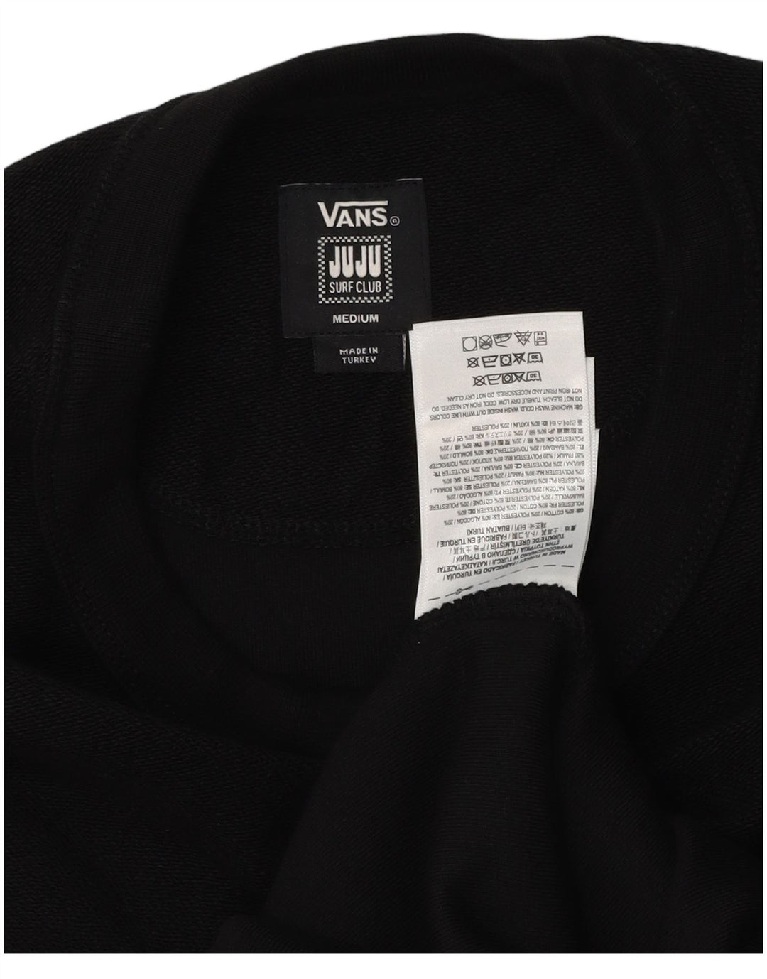 Vans Sweat-shirt graphique pour homme en coton noir moyen