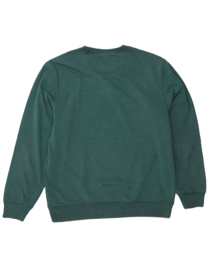 IZOD Sweat-Shirt Homme Vert Moyen Polyester