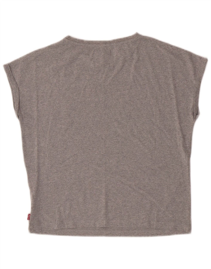 Levi's T-Shirt Graphique Fille 13-14 ans Gris Polyester