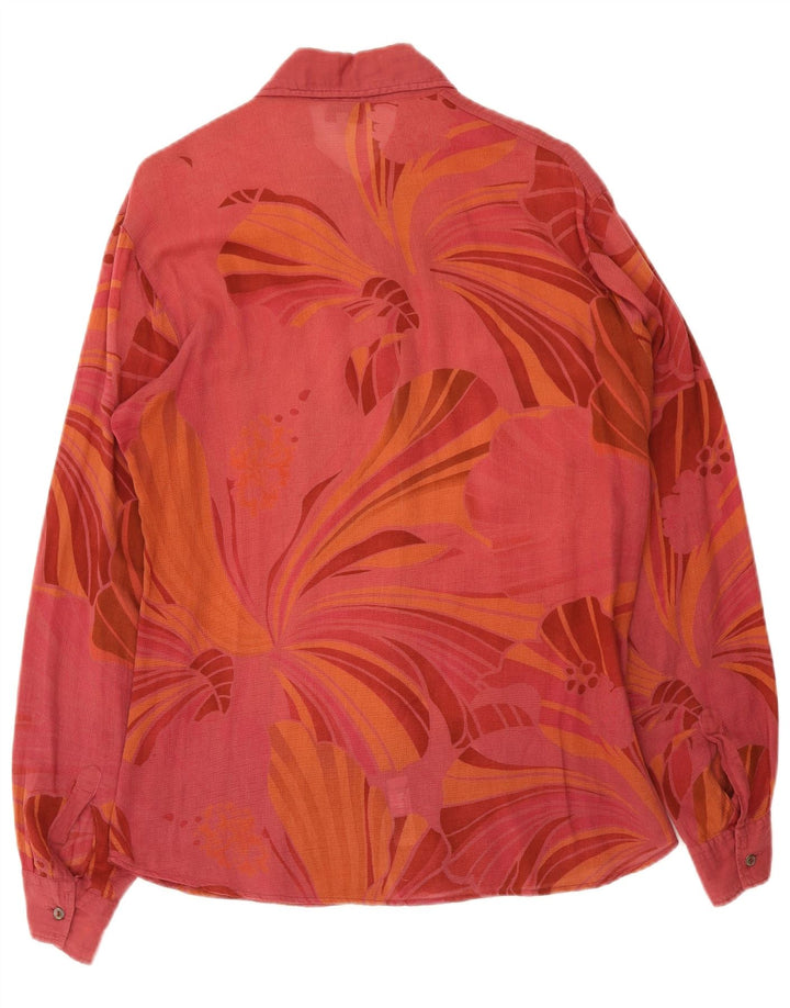 Dolce & Gabbana Chemise Homme IT 48 Rouge Moyen Floral