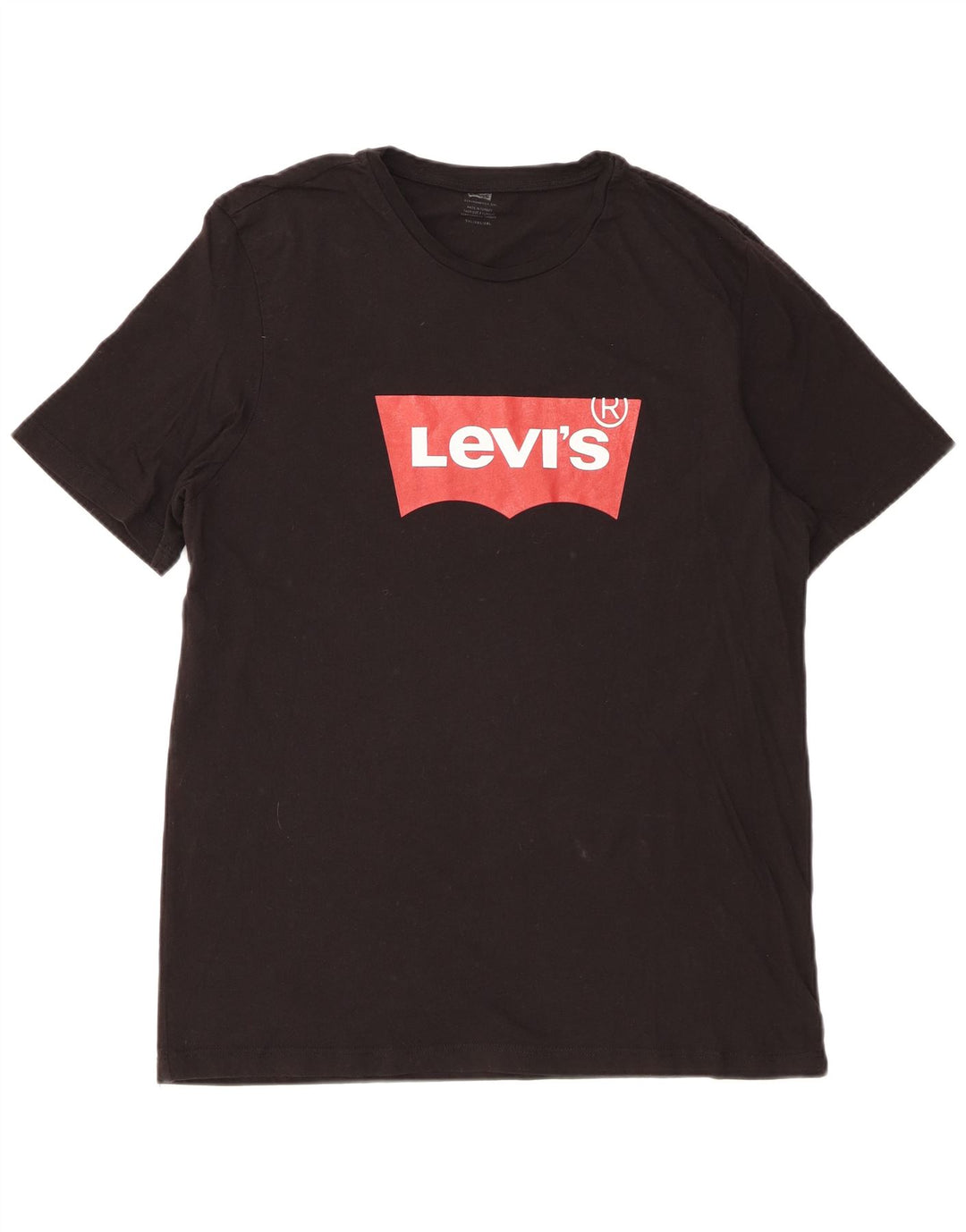 Levi's T-Shirt Graphique Top 2XL Homme Noir Coton