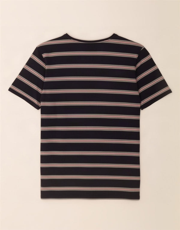 Billabong T-Shirt Homme Top 2XL Bleu Marine Rayé Coton