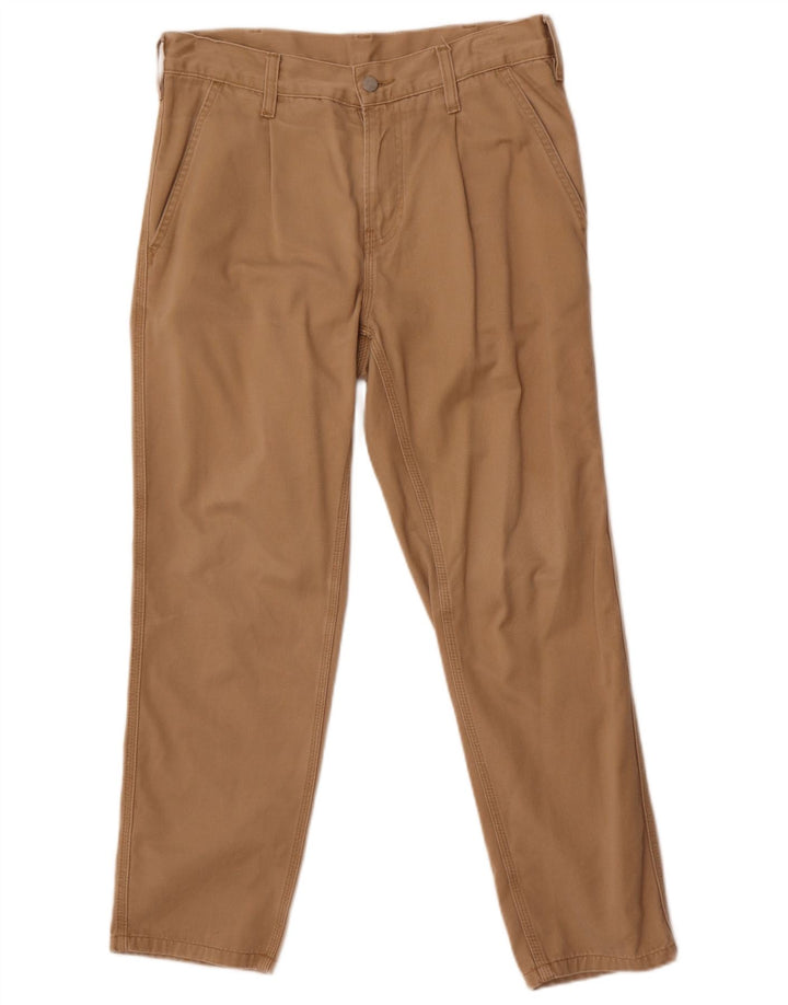 Carhartt Pantalon Chino Pegged Homme W29 L26 Coton Beige