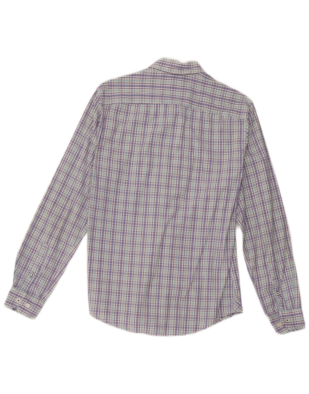 Crew Clothing Chemise Slim Fit pour Homme en Coton à Petits Carreaux Multicolores