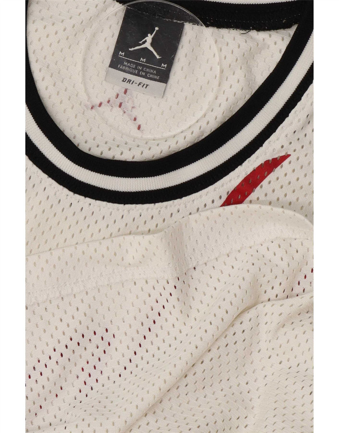 Jordan Mens Dri Fit Graphic Vest Top Medium White