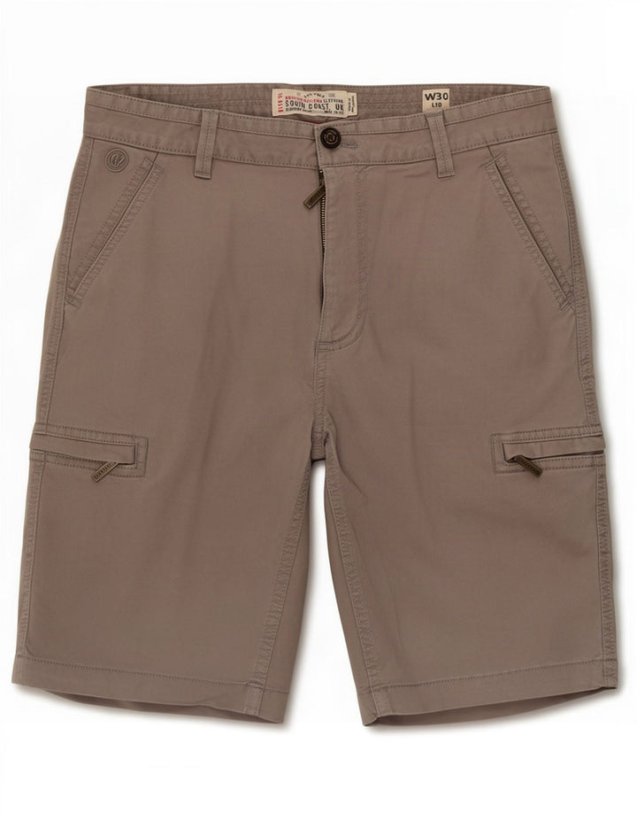 Fat Face Short Cargo Homme Moyen W30 Gris Coton