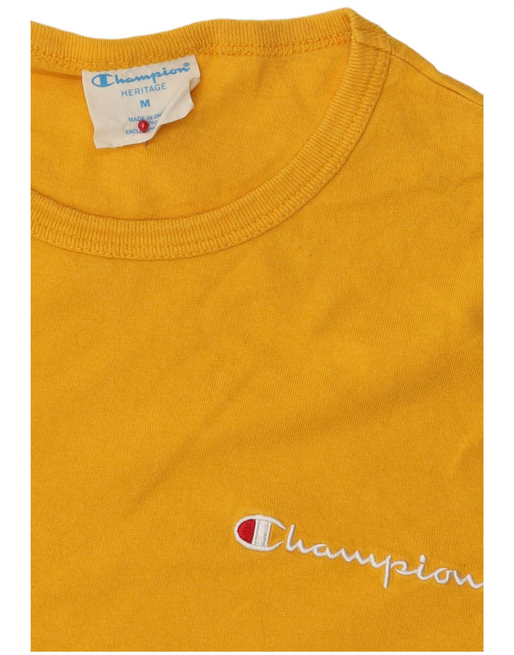 CHAMPION T-Shirt Heritage Homme Jaune Moyen
