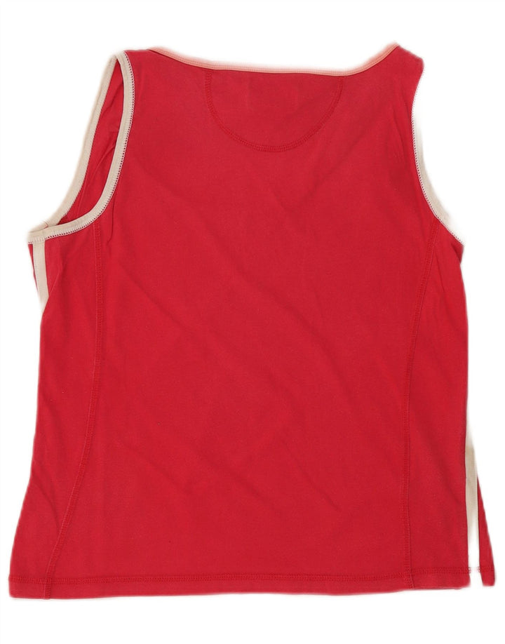 Champion Débardeur Femme UK 10 Petit Rouge Polyester
