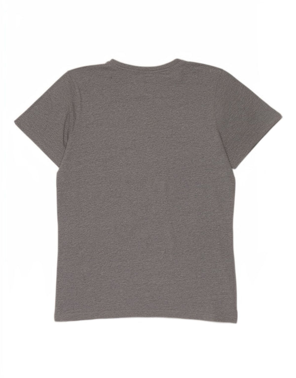 Ellesse T-Shirt Graphique Homme Gris Moyen Moucheté Coton