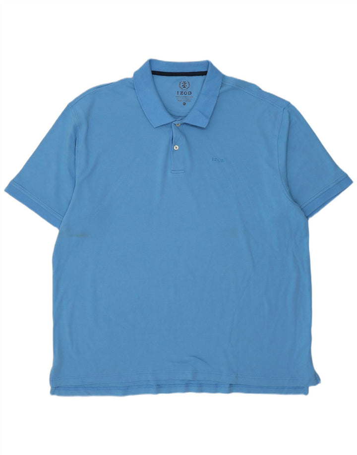 Izod Polo Homme 2XL Bleu Coton