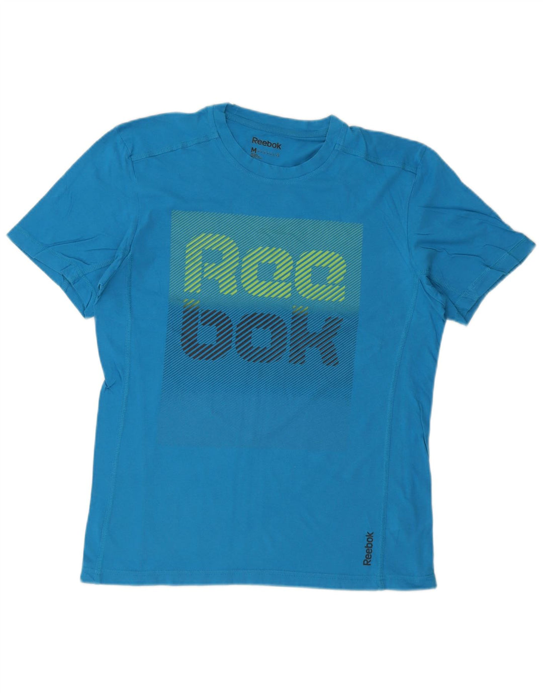 Reebok Tee-Shirt Graphic Homme Bleu Moyen Coton