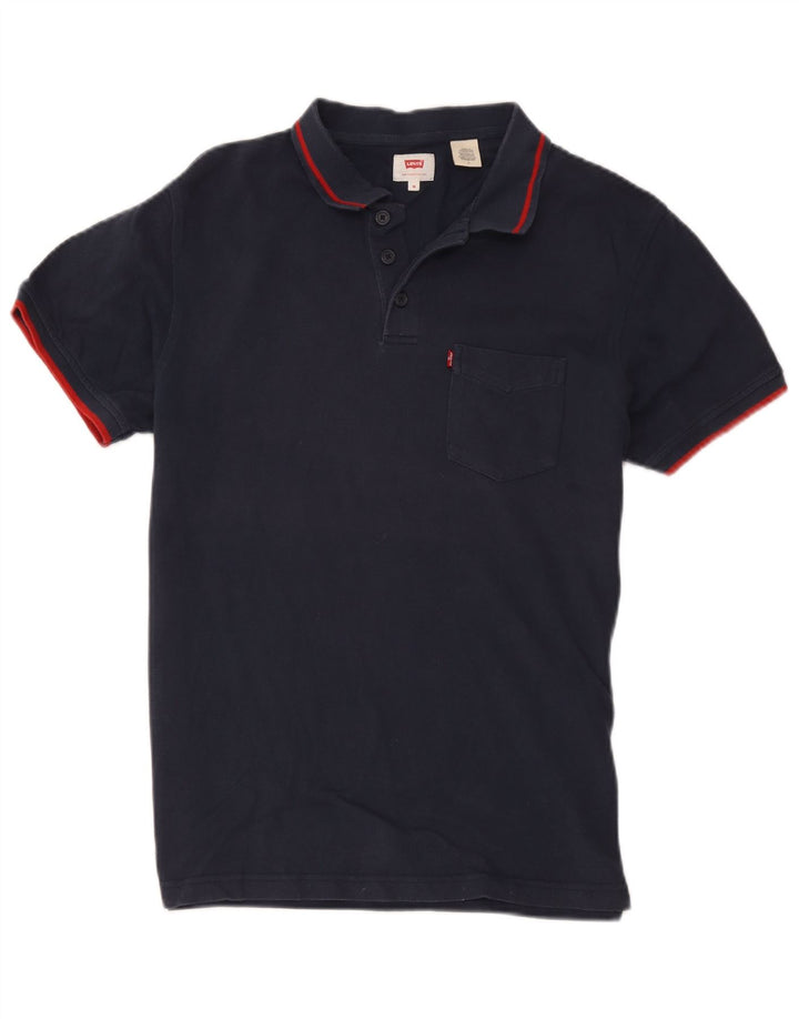 Levi's Polo Homme Bleu Marine Moyen Coton