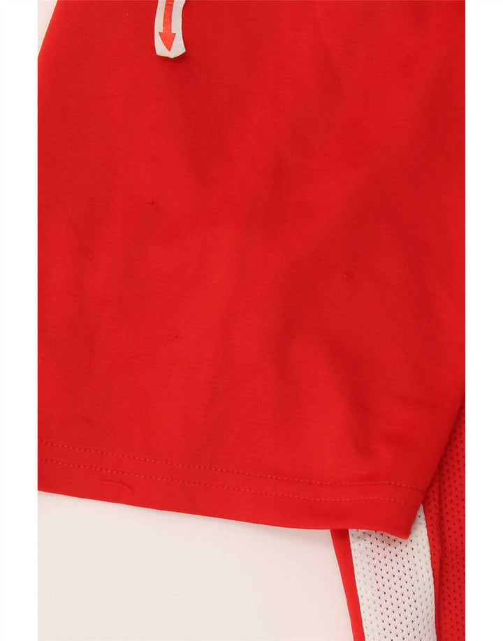 Nike Hommes Dri Fit T-Shirt Haut Rouge Moyen Polyester