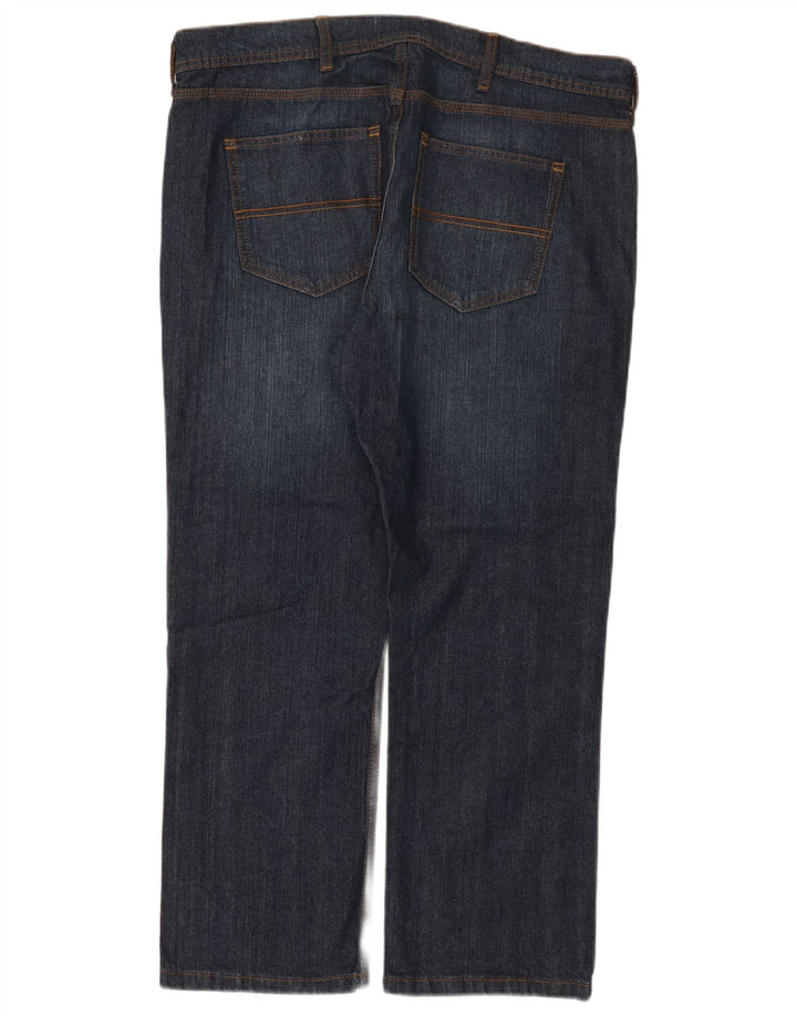 MARKS & SPENCER Jean Droit Coupe Regular Homme W38 L27 Bleu Marine