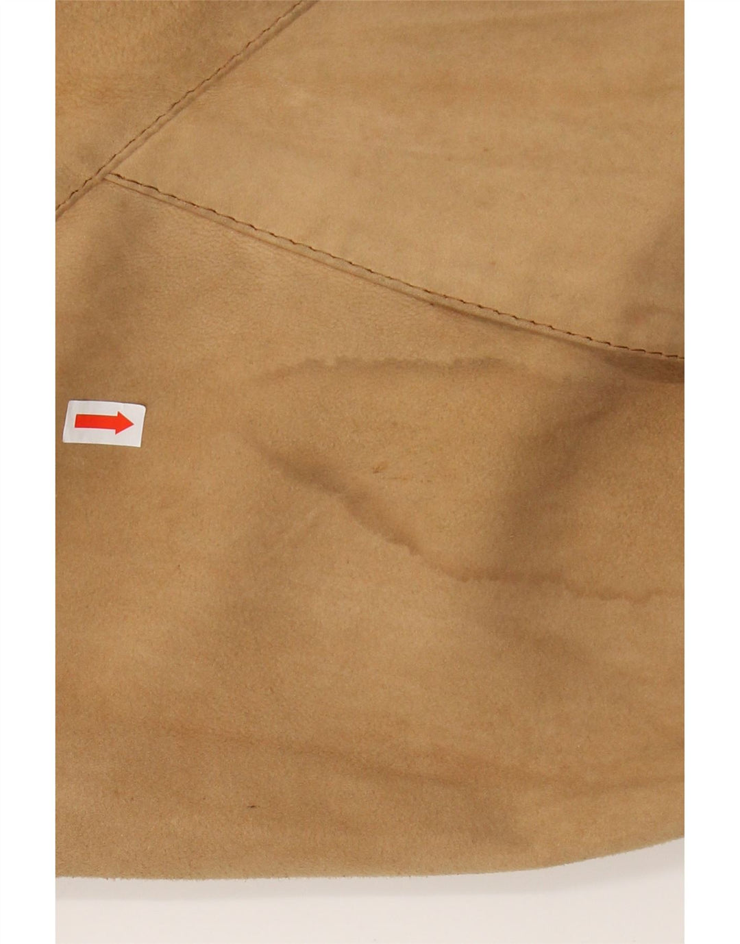 VINTAGE Veste bomber en daim pour homme UK 38 Beige moyen