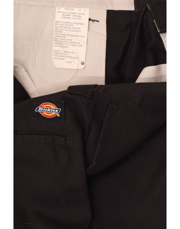 Dickies Pantalon Chino Droit Homme W31 L32 Noir Polyester