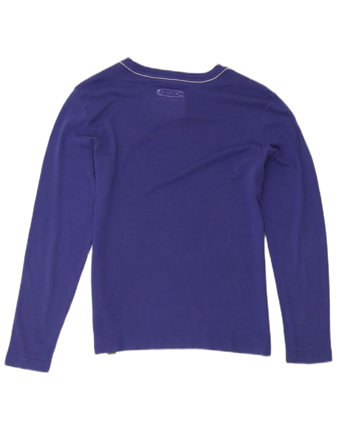 G-Star Garçon 3301 Graphic Top Manches Longues 13-14 ans Bleu Marine Moyen