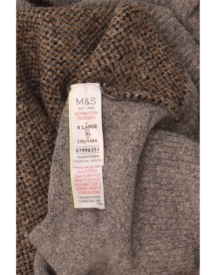 Marks & Spencer Pull col roulé pour femme UK 18 XL Gris