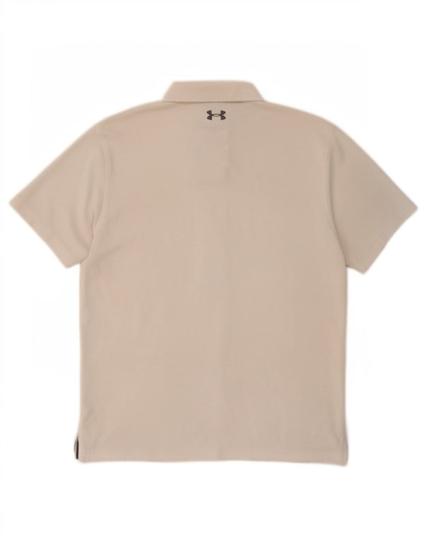 Under Armour Polo Homme Grand Blanc Polyester Sports