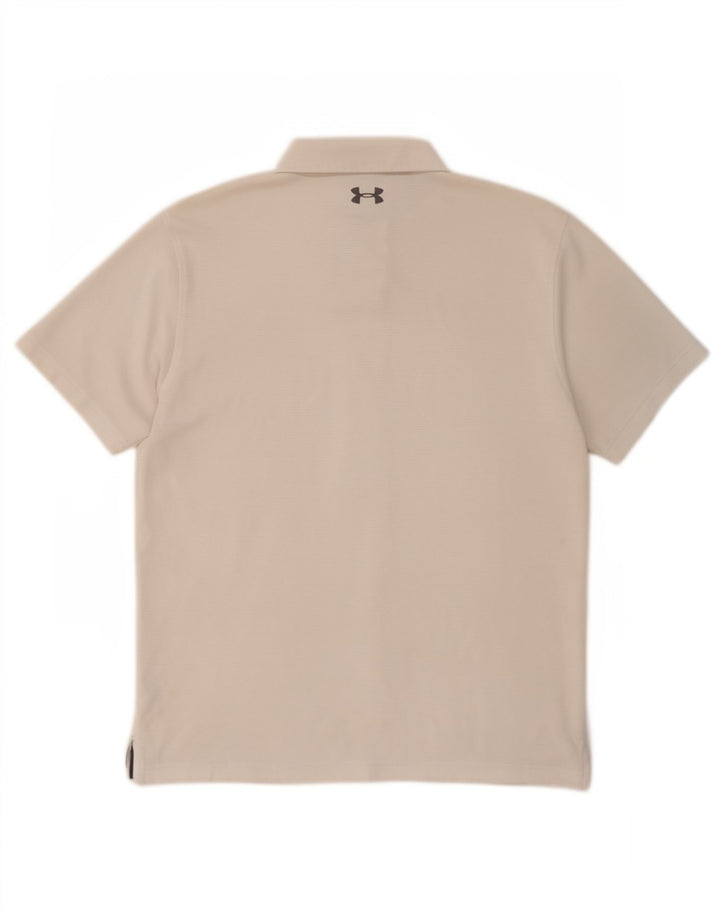 Under Armour Polo Homme Grand Blanc Polyester Sports