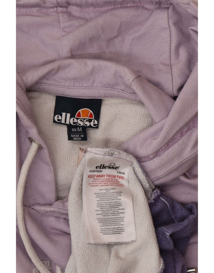 Ellesse Pull à capuche graphique pour homme Violet moyen Tie Dye Polyester