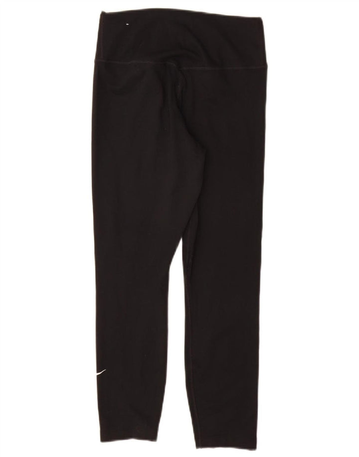 NIKE Legging Capri Dri Fit pour femme UK 4 XS Noir Polyester